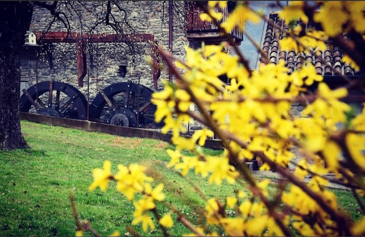 Villa Il Granaio - Ancient Molino Maufet Watermill On Lake Como - Garden View Colico
